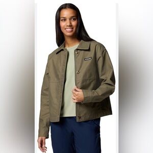 Columbia Women's Indigo Canyon Green Lightweight Jacket NWT Sz XL Sold Out